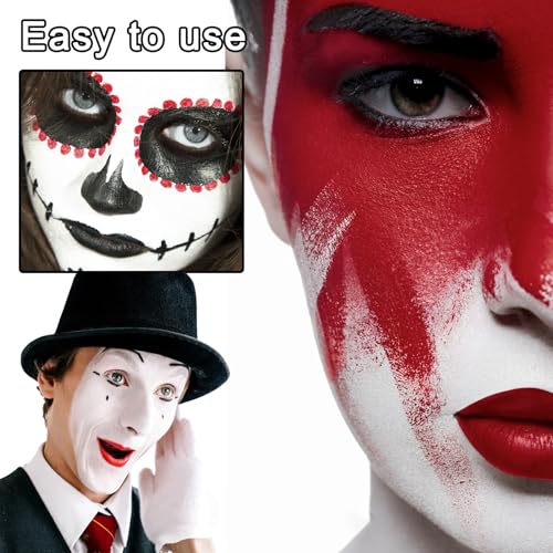 Clown Face Paint 3 Colors SFX Halloween Palette