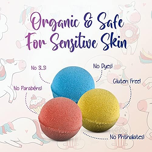 Relaxcation Bath Bombs with Pony Toy Surprise - 3pcs