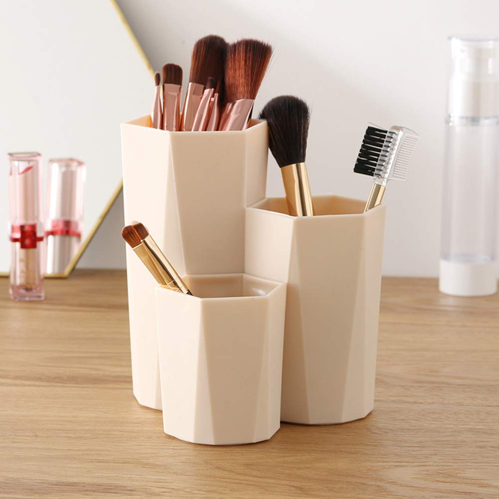 Cosmetic Storage Box with Three Sizes Gray