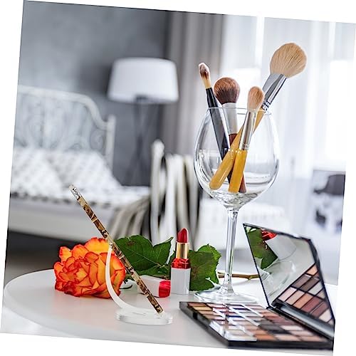 Housoutil Acrylic Brush Display Rack for Desk