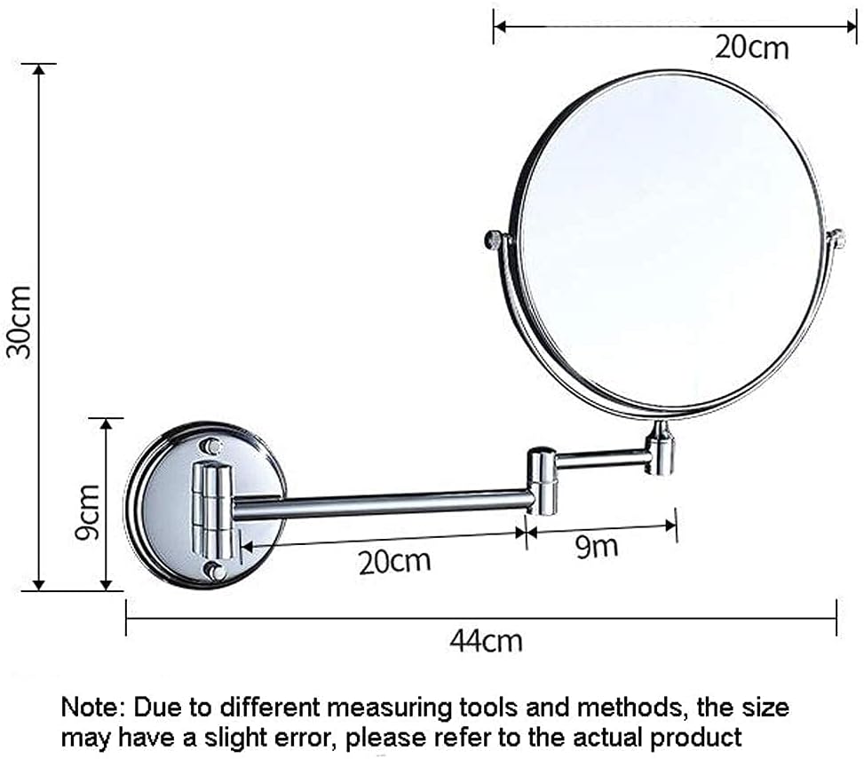 Vanity Mirror with 3X Magnification