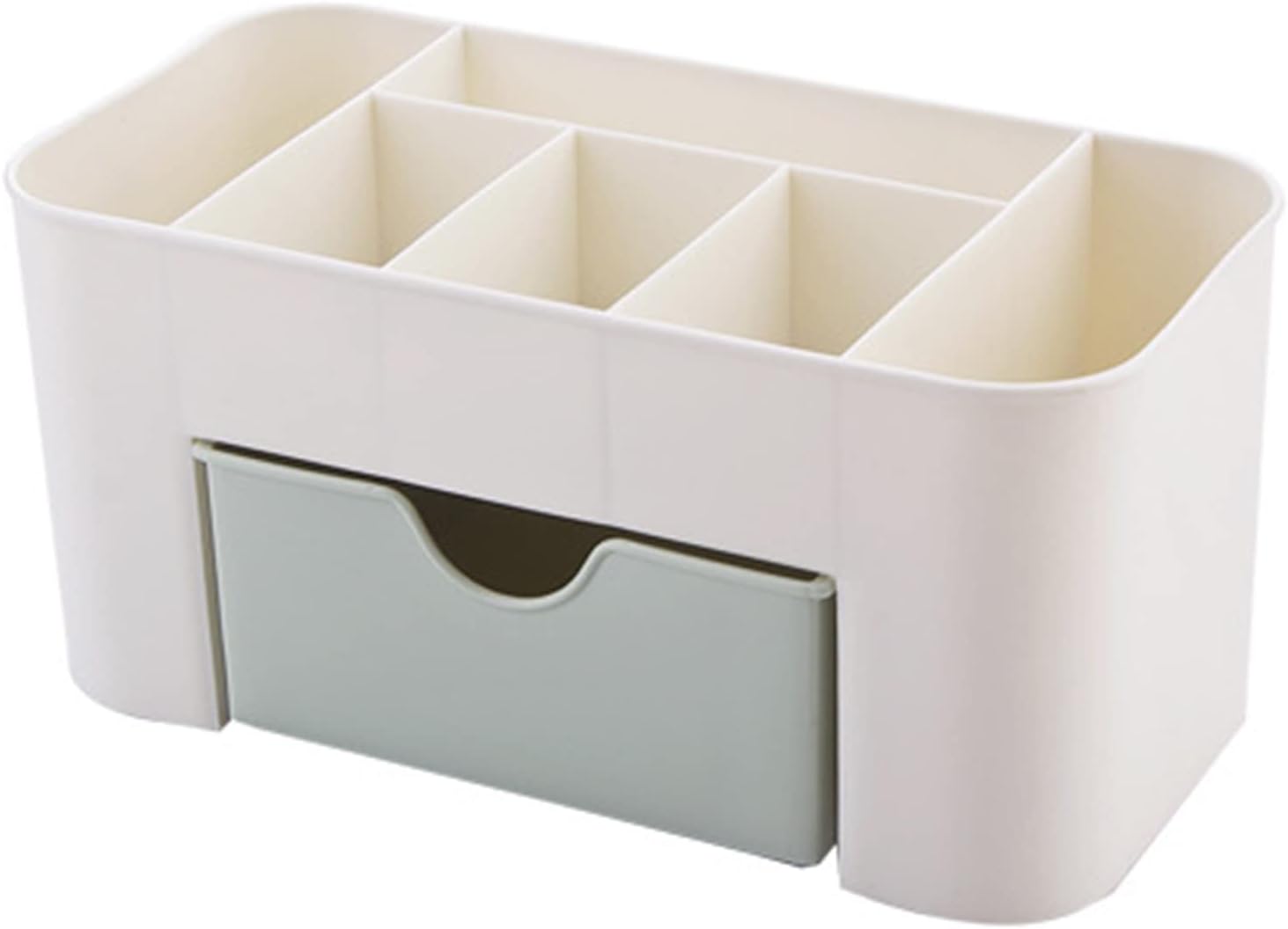 Marooma 6 Compartment Makeup Organizer with Drawer Green