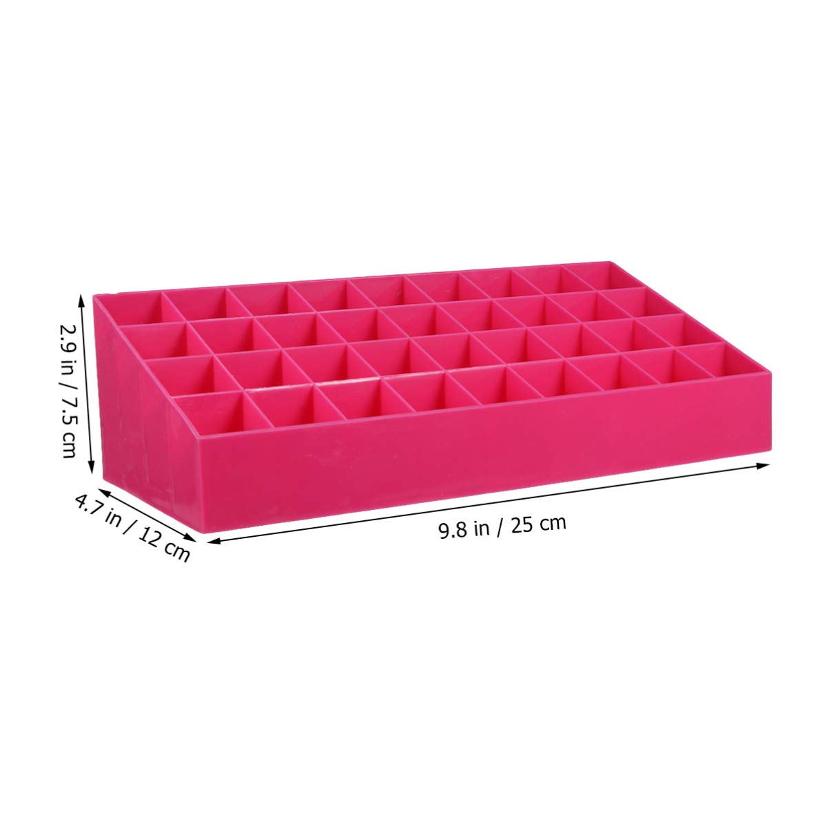 Claret Lipstick Holder 36 Slots Cosmetic Organizer