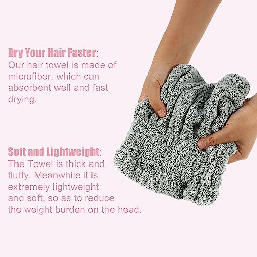 VOCOSTE Charcoal Fiber Hair Dry Cap Lightweight and Strong Absorbent
