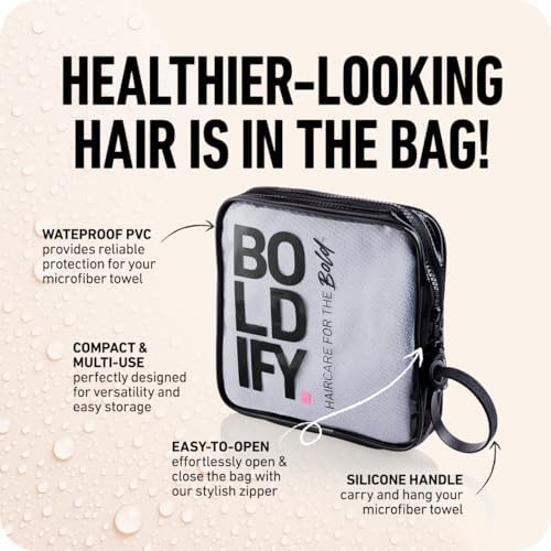 Boldify Quick Dry Microfiber Towel Wrap for Women - Grey 1