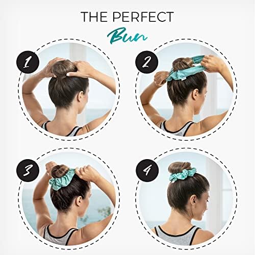 Microfiber Hair Towel Wrap with 2 Drying Ties - Anti-Frizz Gentle