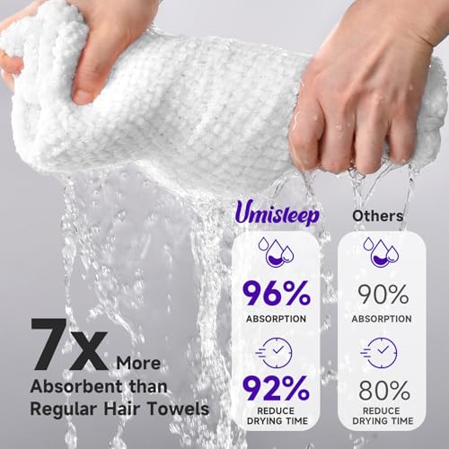 Umisleep Extra Large Microfiber Hair Towel Wrap