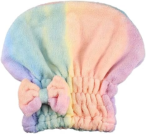 VOCOSTE Microfiber Hair Drying Towel Dry Cap