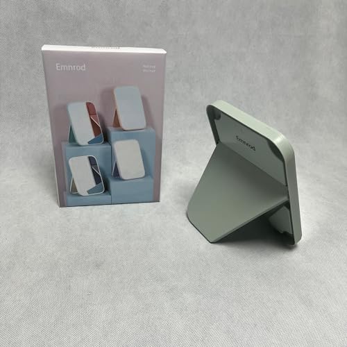 Emnrod Portable Folding Makeup Mirror with Stand Green