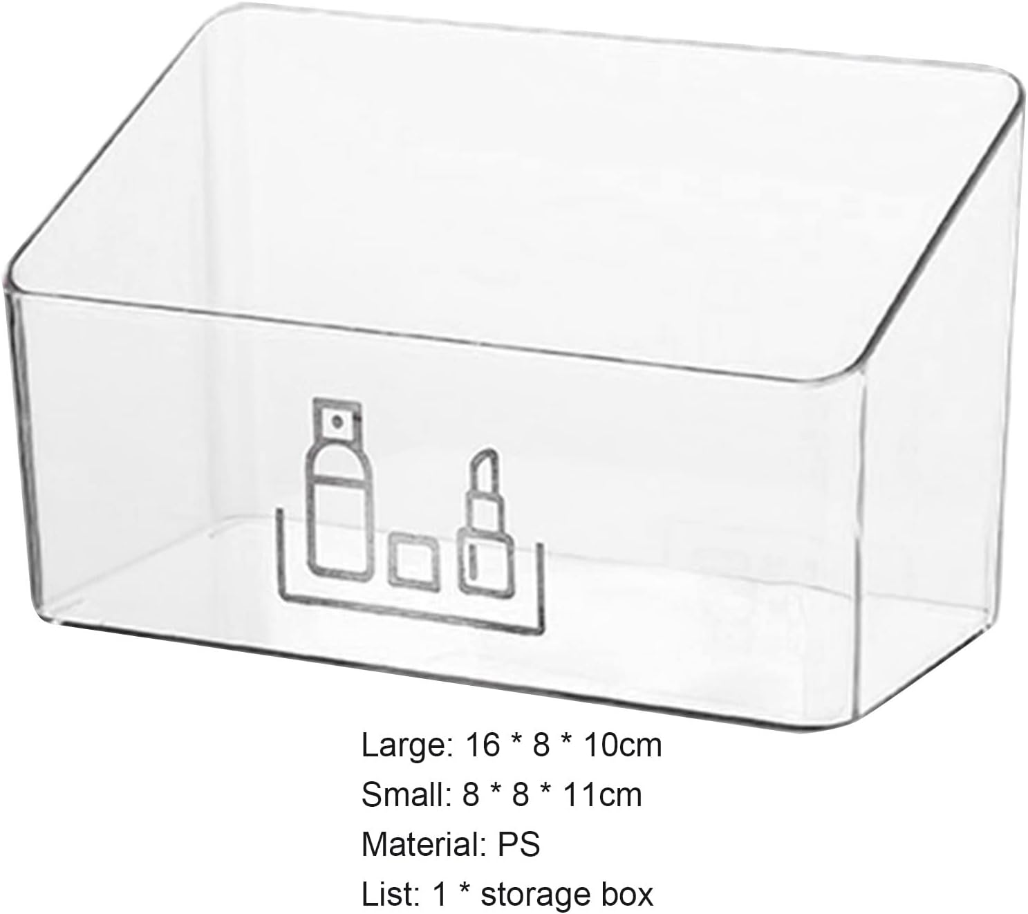 Kripyery Clear Cosmetic Organizer Minimalist Style