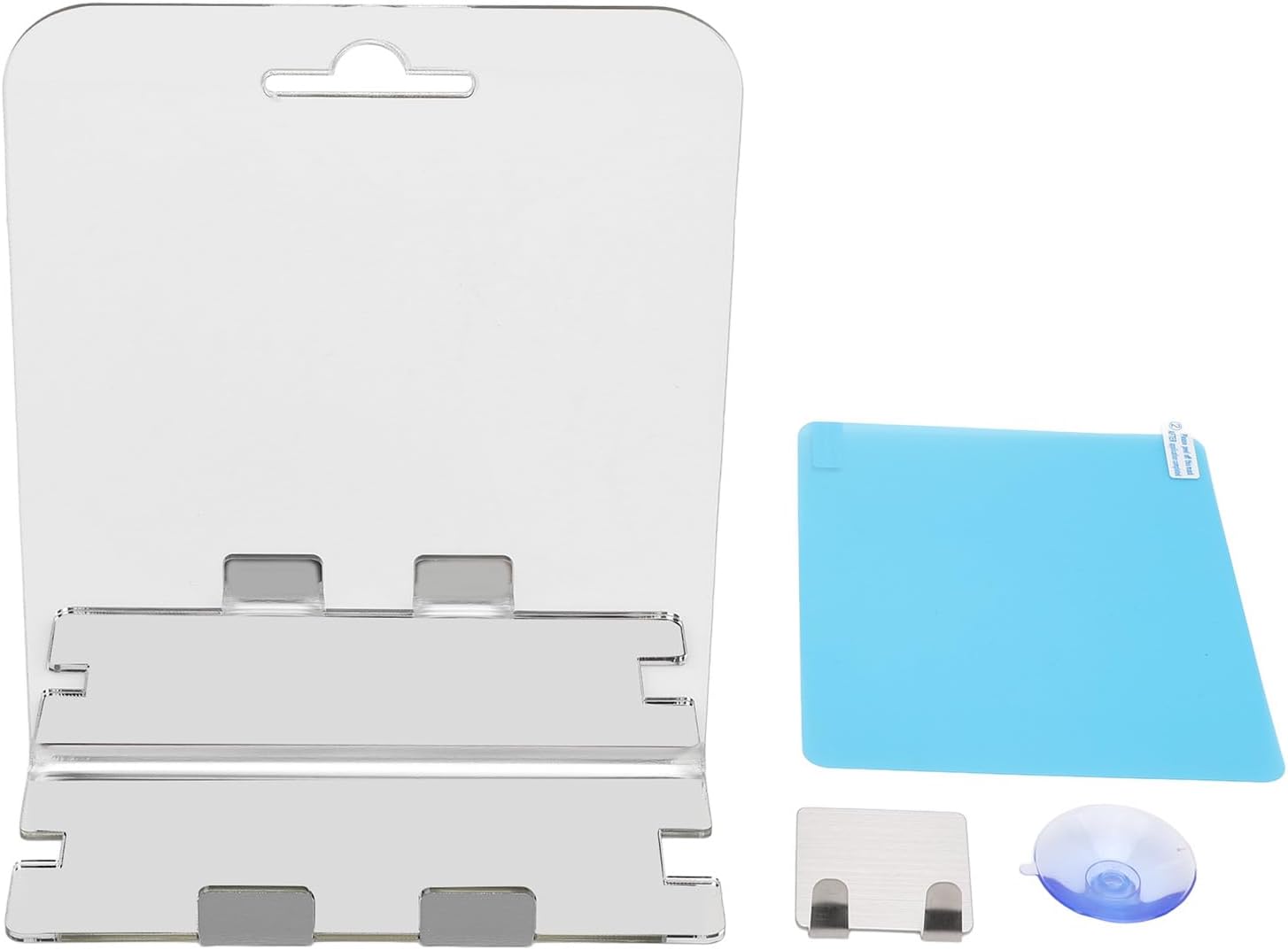 Fogless Shower Mirror with Shelf and Hook