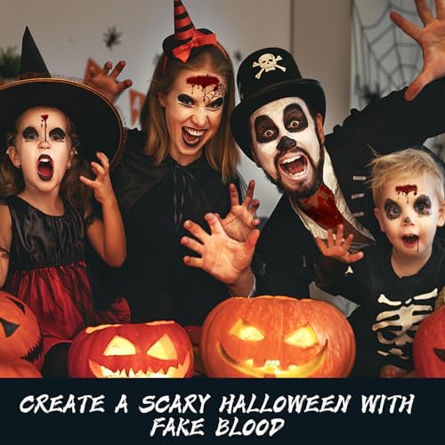 2 Pack Fake Blood Spray for Halloween Costume and Makeup