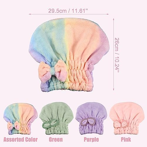 VOCOSTE Microfiber Hair Drying Towel Dry Cap