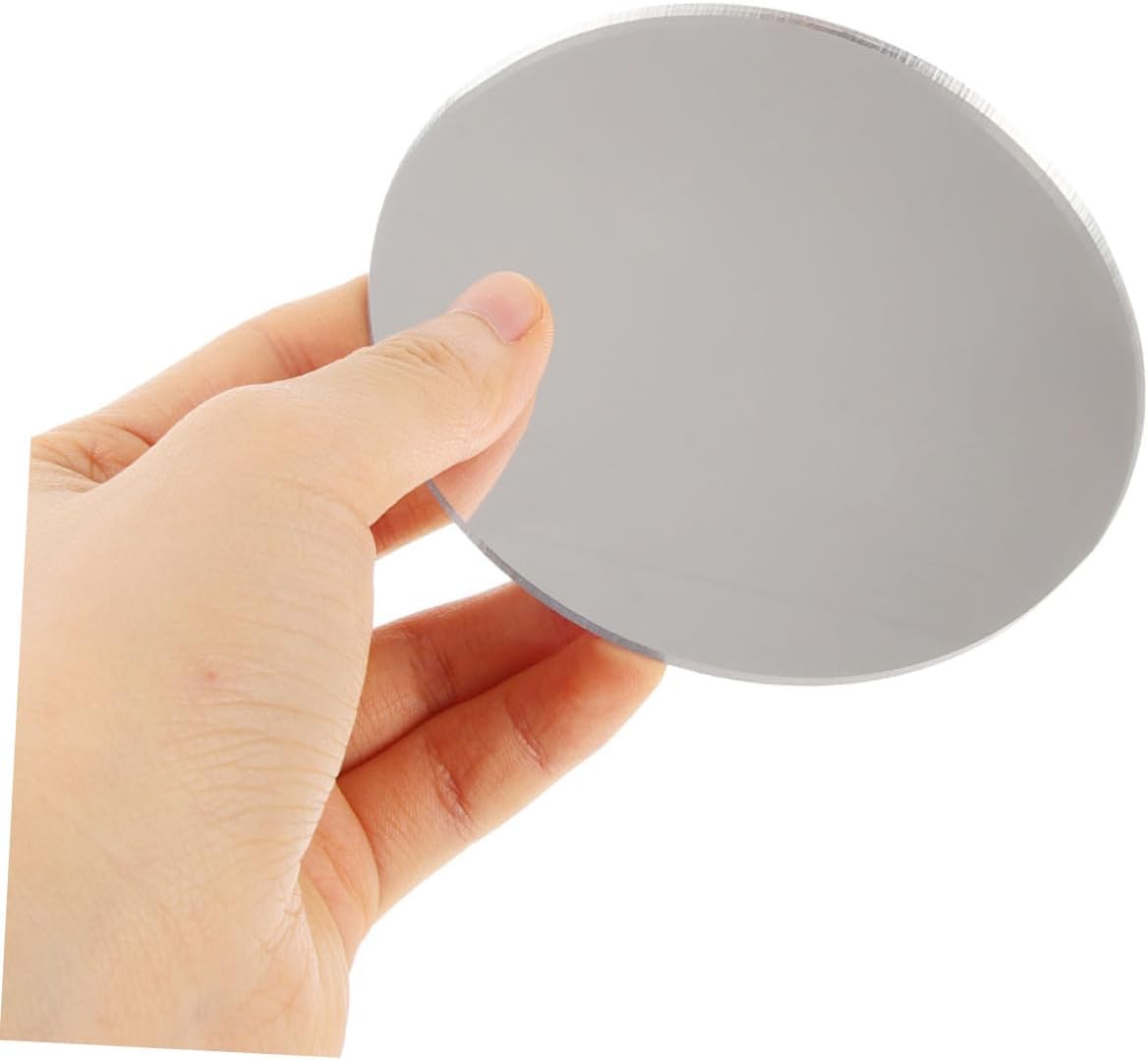 20pcs Round Acrylic Mirror Sheets for Makeup Wall Travel Vanity
