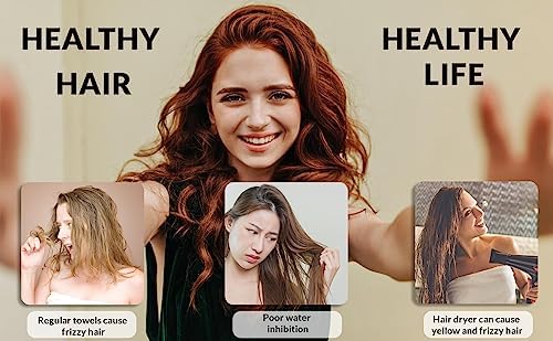 Radiant Queen Hair Plopping Towel - Curly Hair Wrap for Women Girls Kids