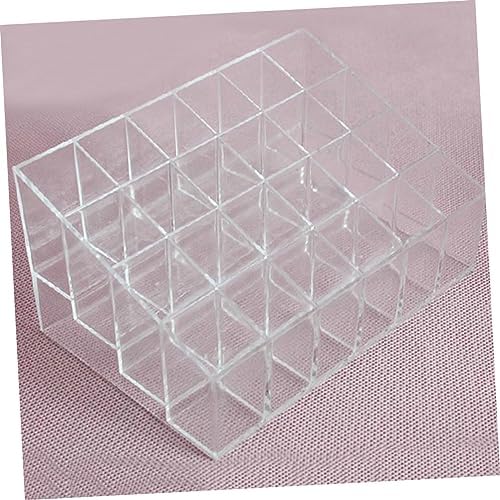 IWOWHERO 24-Slot Acrylic Lipstick Display Stand