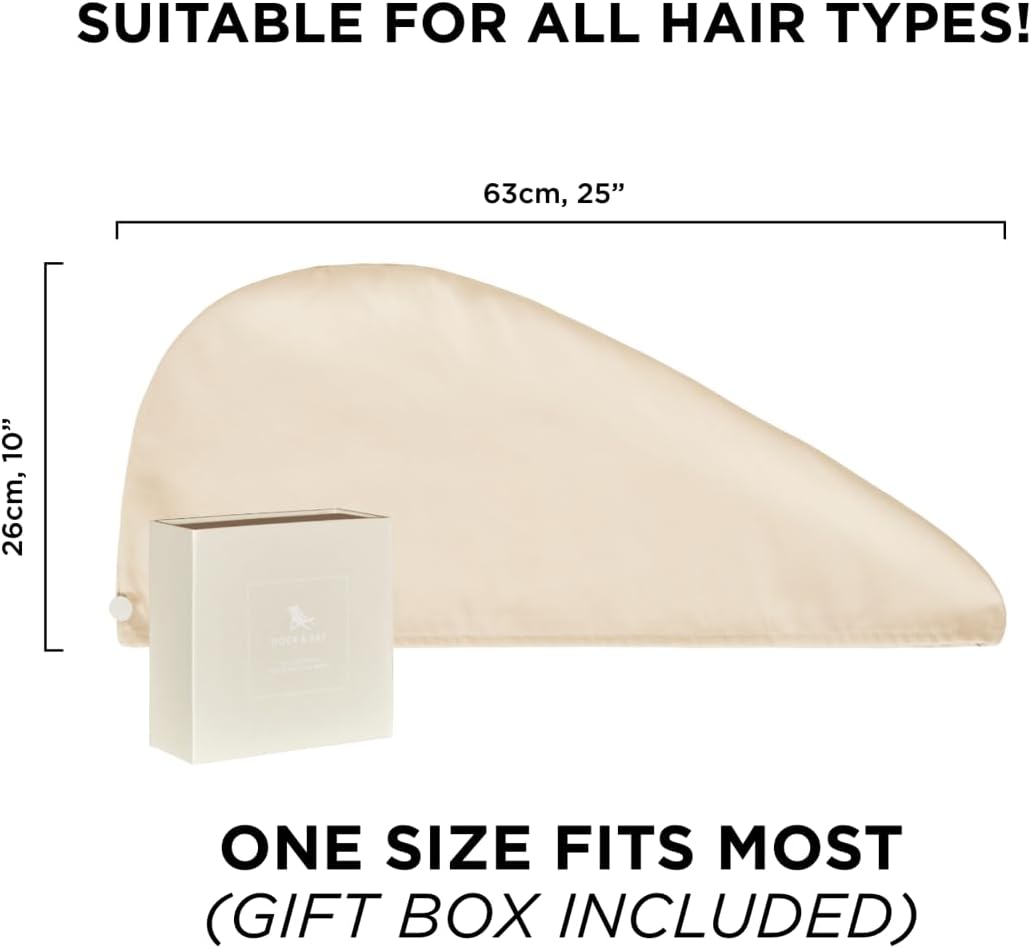 Dock Bay Turban Hair Towel - Bali Beige One Size