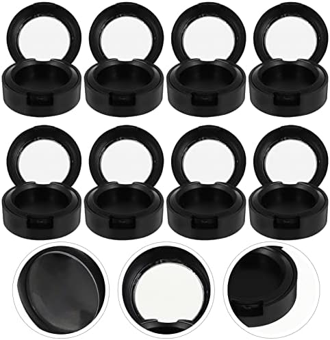 SAFIGLE 8Pcs Durable Plastic Eyeshadow Compact Case