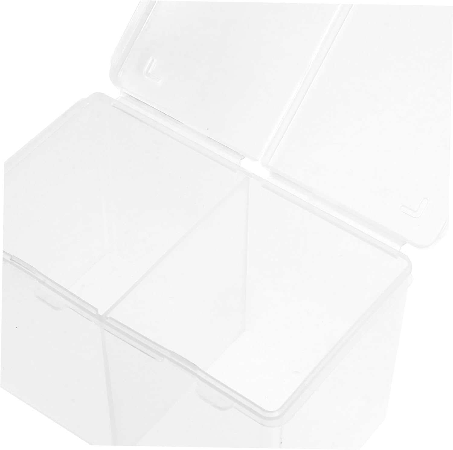 PACKOVE Cotton Pads Storage Box with Compartment Design