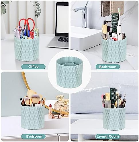 WAFJAMF Makeup Brush Holder 360 Rotating