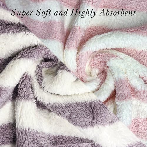 Chloven Soft Microfiber Hair Towel Wrap - 2 Pack Quick Drying