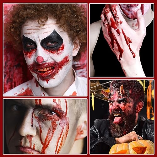 QIUFSSE Fake Blood Makeup Spray for Halloween SFX Cosplay