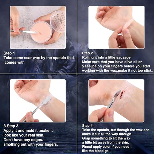 CCbeauty Halloween Scar Wax Kit 27oz - SFX Makeup