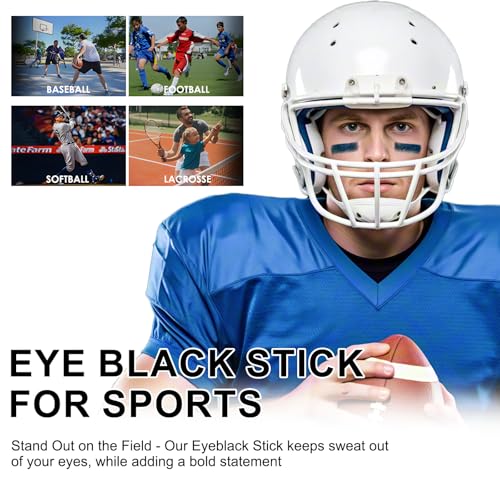 2 Pcs Green Eye Black Stick for Sports Halloween Makeup