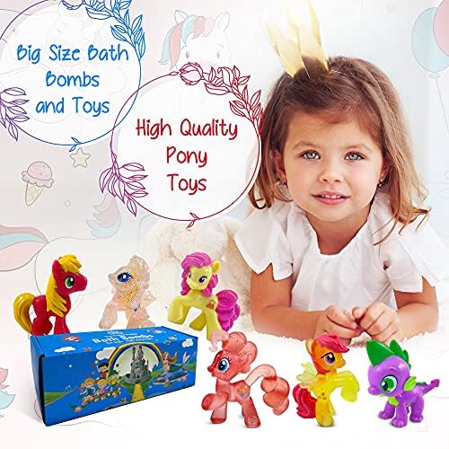 Relaxcation Bath Bombs with Pony Toy Surprise - 3pcs