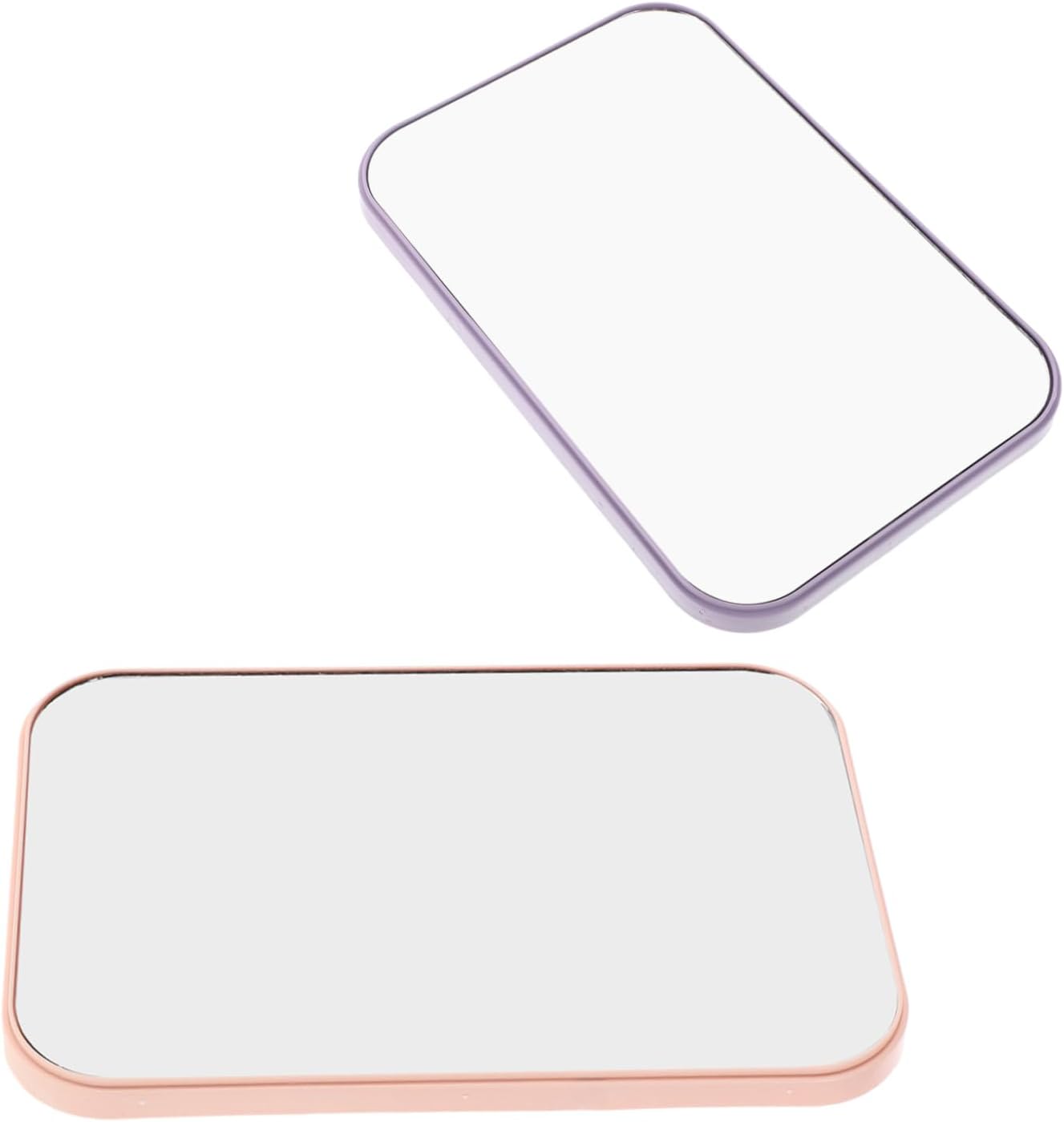 NOLITOY 2pcs Portable Makeup Mirror with Stand 1