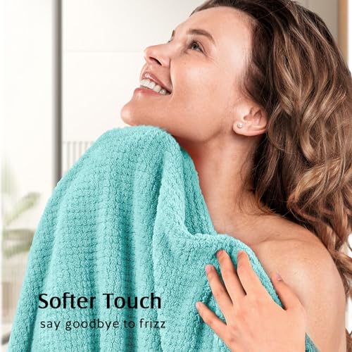 YFONG 2 Pack Microfiber Hair Towel Wrap for Women 1