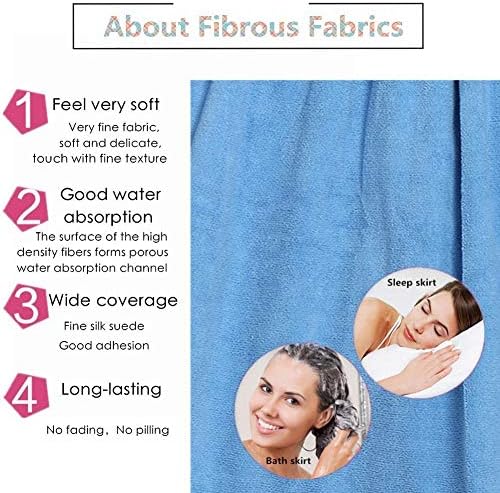 Soft Spa Bathrobe for Women with Fast Dry Hair Drying