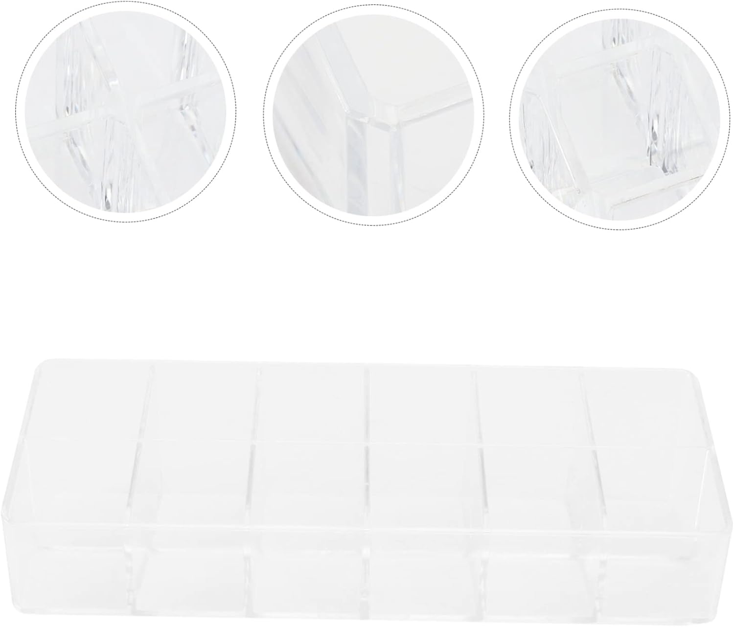 Vaguelly Transparent Lipstick Display Holder for Makeup Storage 1