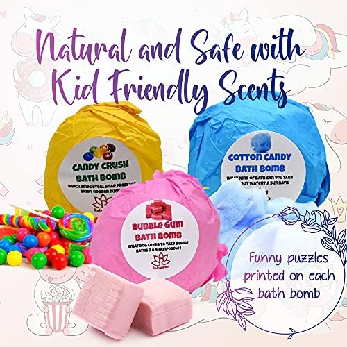 Relaxcation Bath Bombs with Pony Toy Surprise - 3pcs