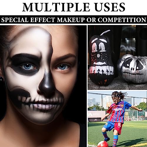 DuoZeng Black Face Body Paint Stick for Sports Halloween Cosplay