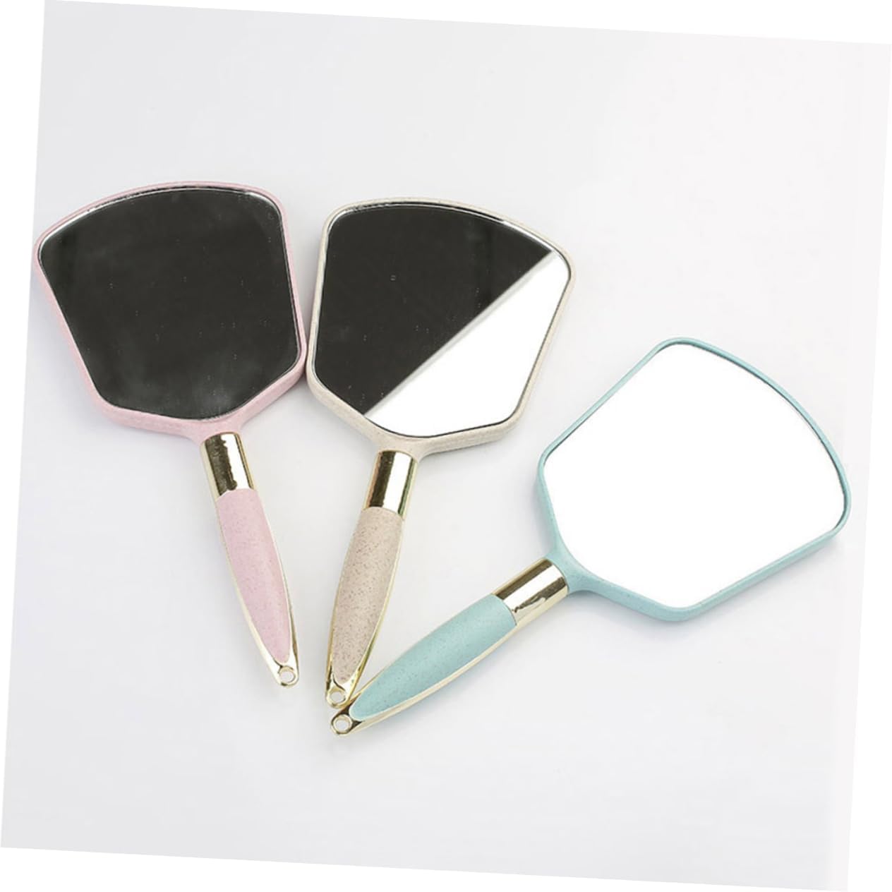 VALICLUD Handheld Mirror with Ergonomic Handle for Travel and Salon Use