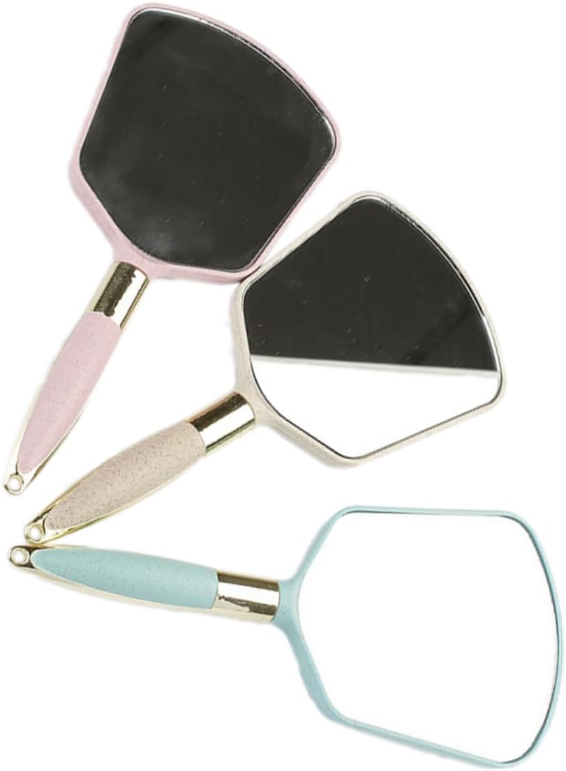 OATIPHO Handheld Mirror with Handle for Vanity Makeup