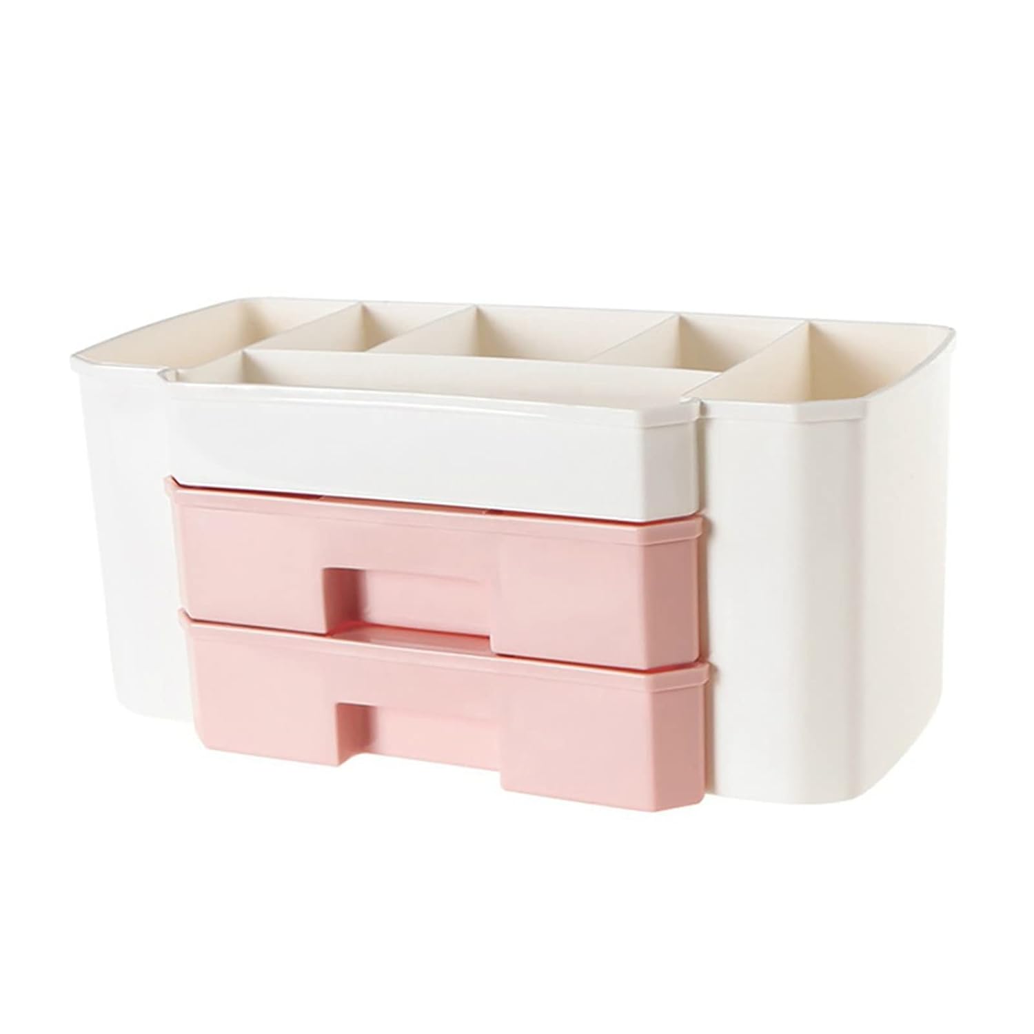 HMDABD Cosmetic Organizer With Drawers Clear Plastic Case