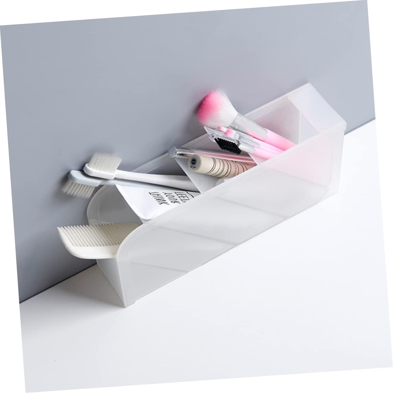 SEWACC Toiletry Makeup Container Multi Compartment Cosmetic Case