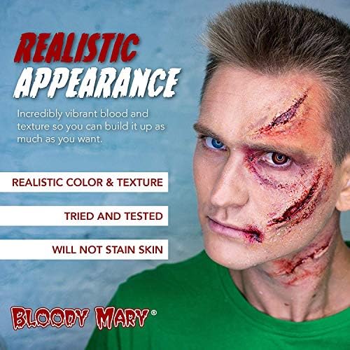 Bloody Mary Fake Scab Blood Body Paint - Thick Realistic Washable