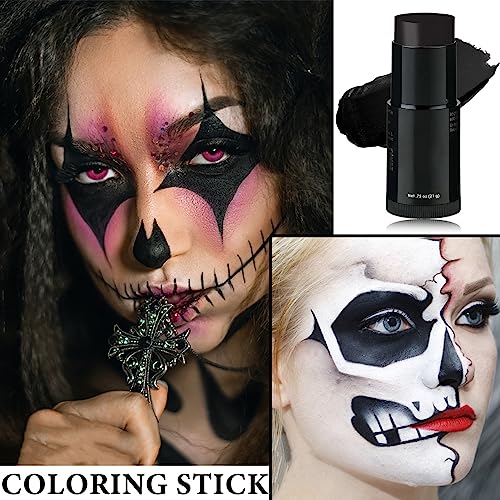 DuoZeng Black Face Body Paint Stick for Sports Halloween Cosplay