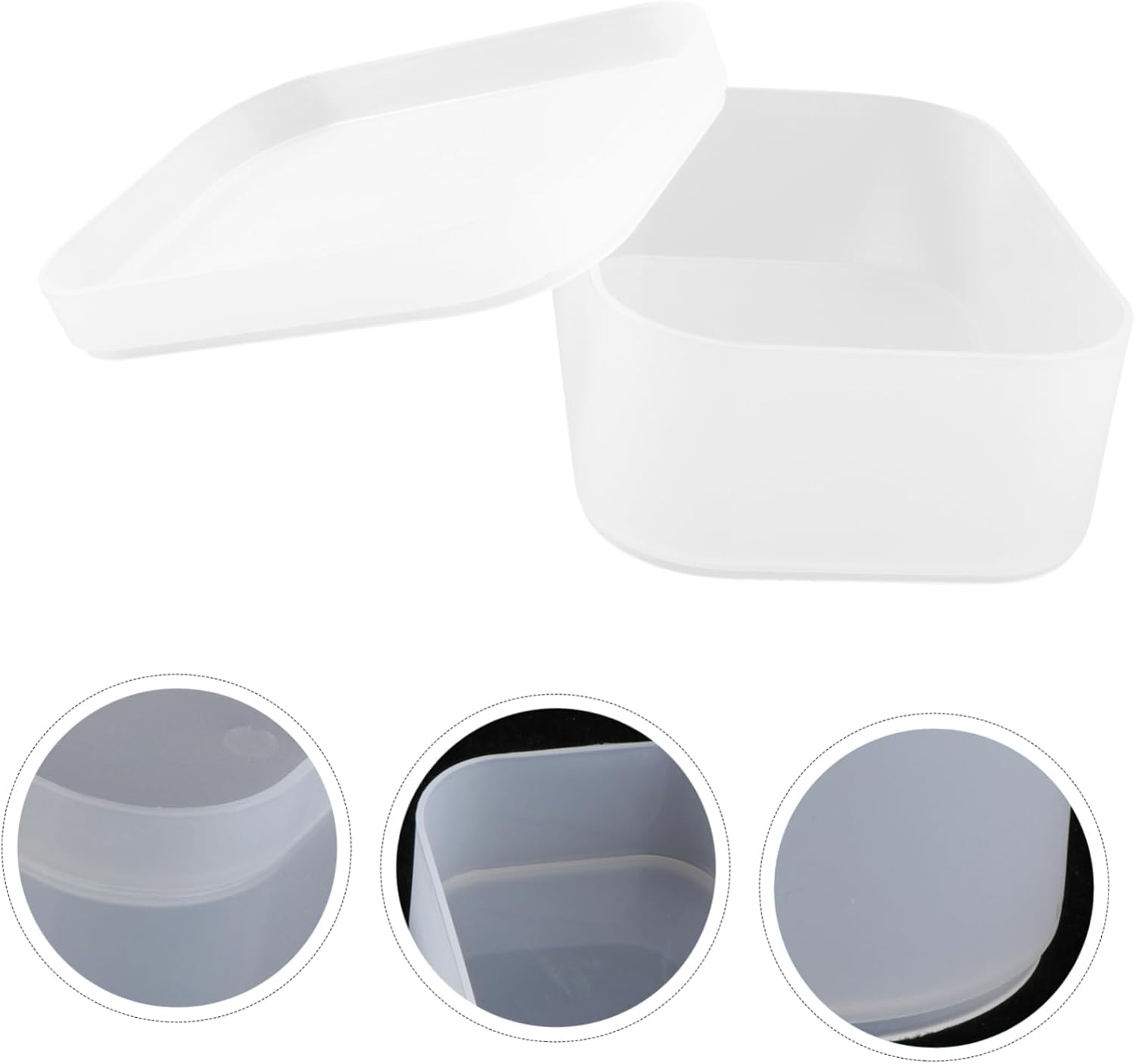 Outanaya Cosmetic Storage Case Dust Box for Makeup and Skincare Organization