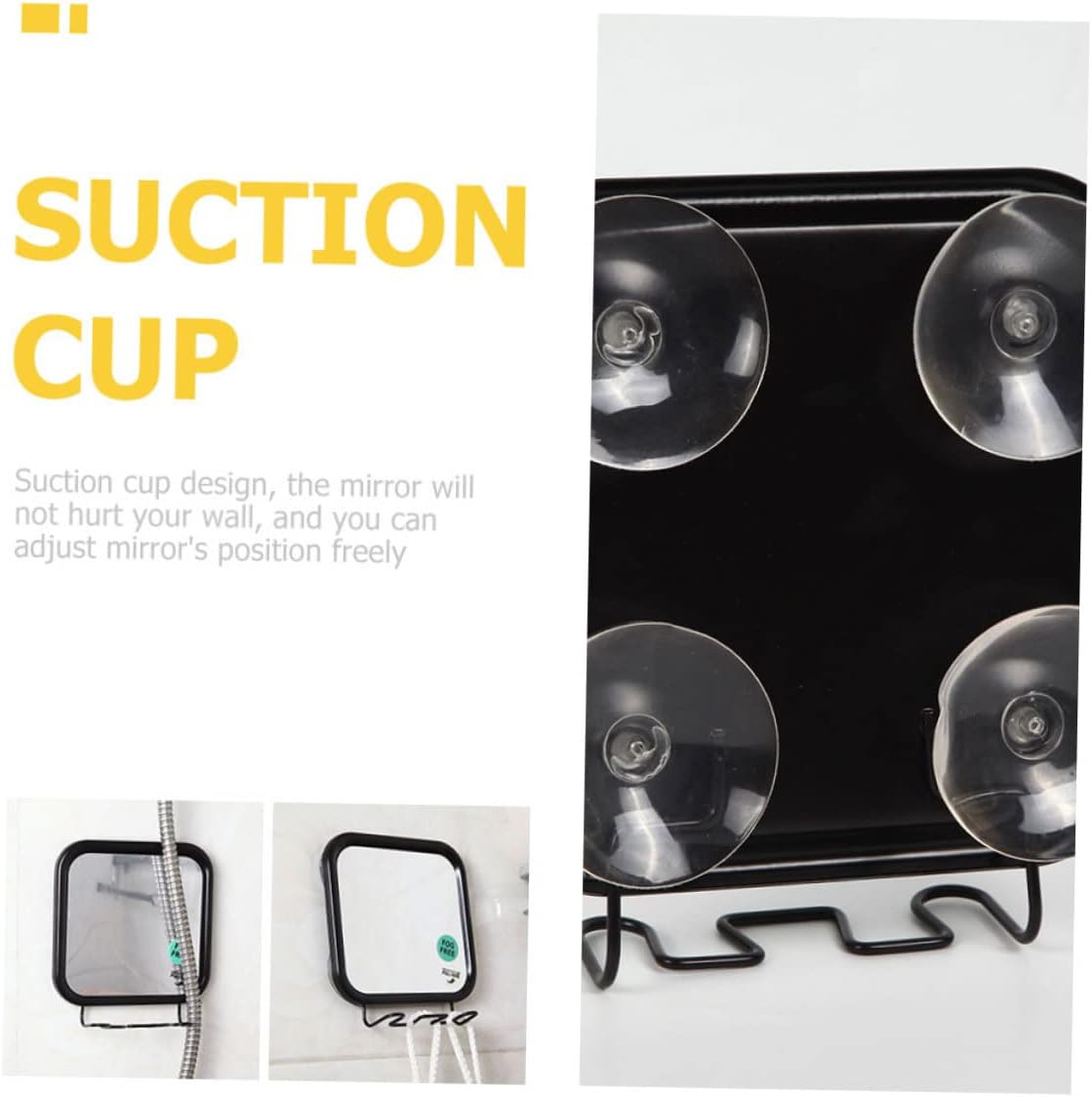 DOITOOL Makeup Mirror with Hook and Fogless Design