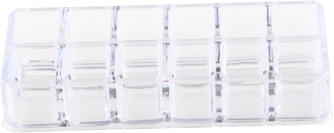 Clear Acrylic Lipstick Organizer Display Rack for Makeup 1