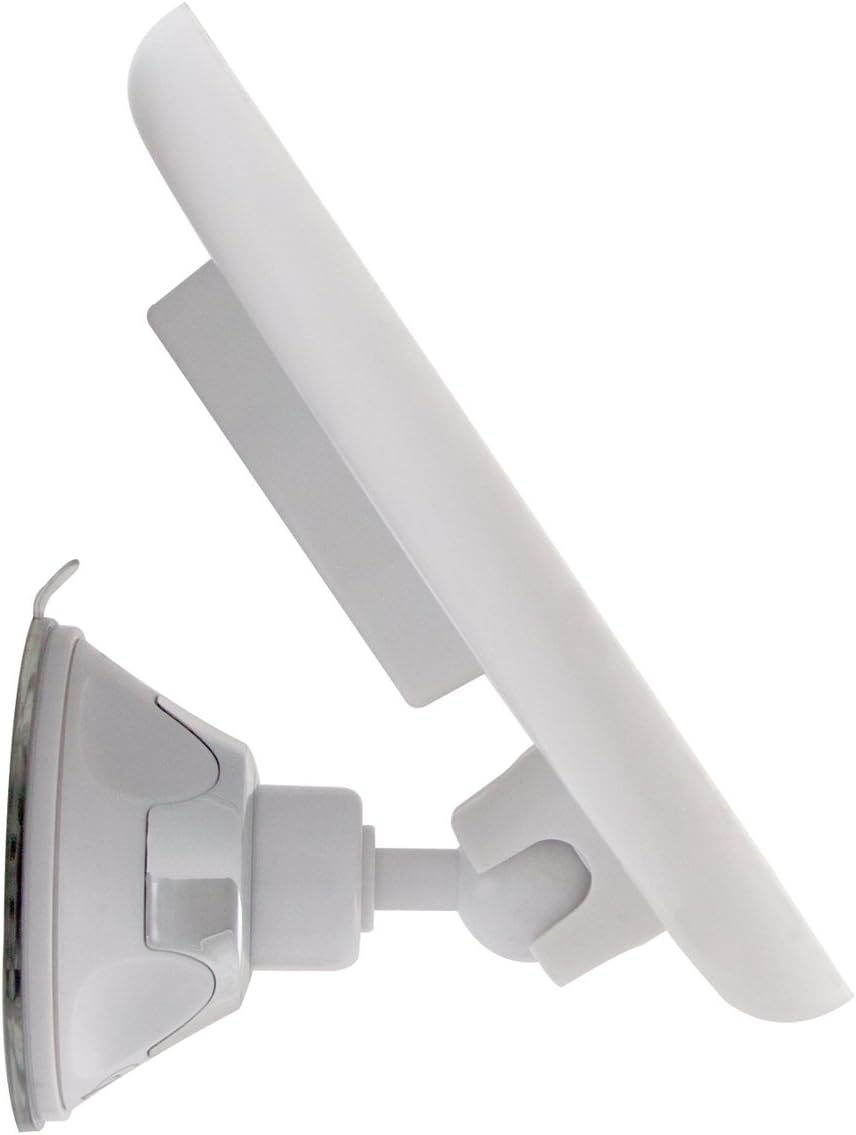 Zadro 10X Magnification LED Vanity Wall Mount Makeup Mirror White
