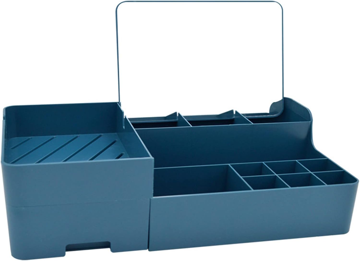 Makeup Organizer Countertop Cosmetic Display Case 3 Tier