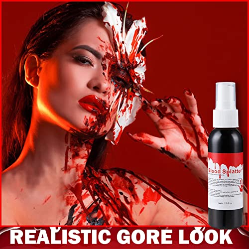 Fake Blood Makeup Spray for Halloween Costumes and Cosplay