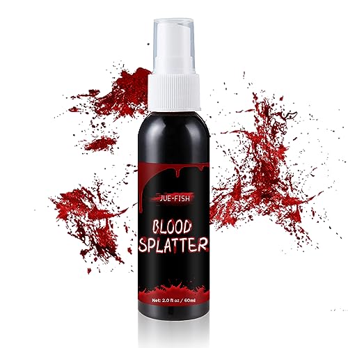 QIUFSSE Fake Blood Makeup Spray for Halloween SFX Cosplay