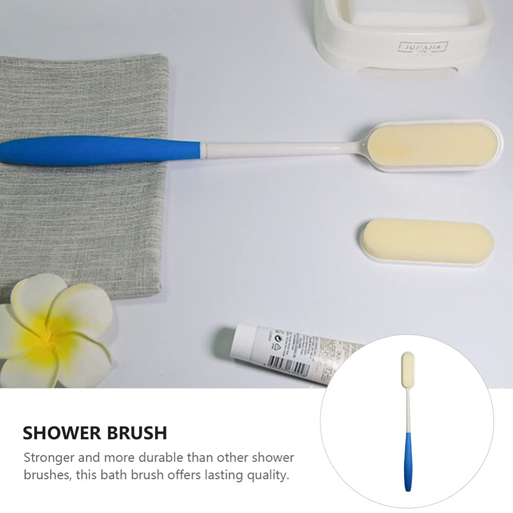 Healifty Multi-Use Bath Sponge Scrubber Handle