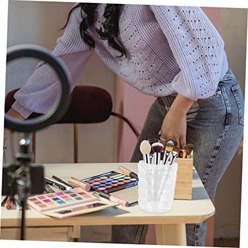 1pc Pattern Makeup Brush Organizer Storage Box for Cosmetics